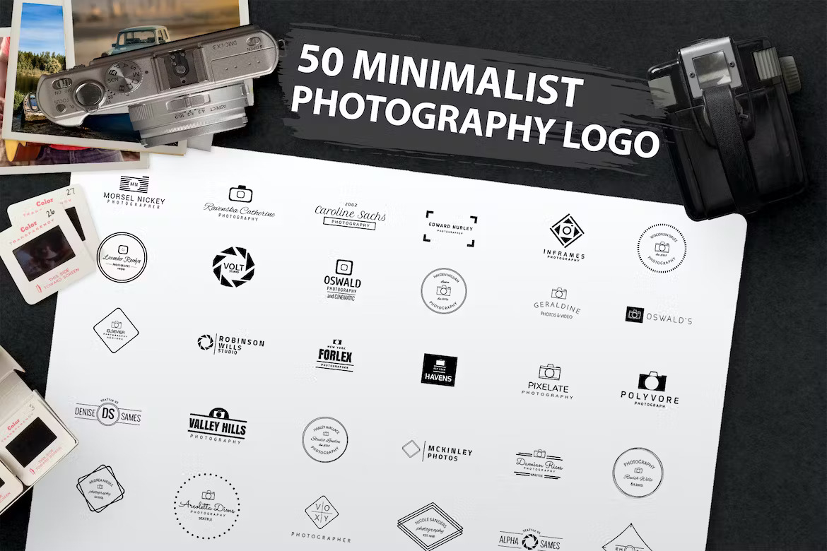 Minimalist Photography Logo