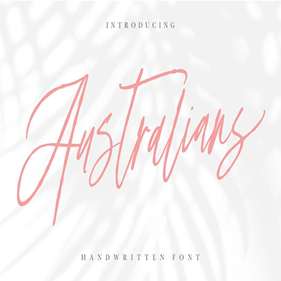 Australians Handwritten Font